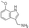 CAS#: 887582-65-2, 1-(7-Methoxy-1H-indol-3-yl)methanamine