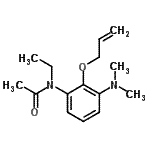 CAS 登录号：887583-77-9， N-[2-(烯丙氧基)-3-(二甲基氨基)苯基]-N-乙基乙酰胺