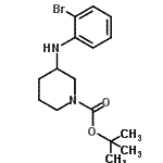 CAS 登录号：887584-08-9， 2-甲基-2-丙基3-[(2-溴苯基)氨基]-1-哌啶羧酸酯