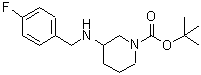 CAS 登录号：887584-96-5， 3-[(4-氟苄基)氨基]-1-哌啶羧酸叔丁酯