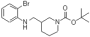 CAS 登录号：887586-95-0， 3-{[(2-溴苯基)氨基]甲基}-1-哌啶羧酸叔丁酯