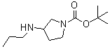 CAS#: 887587-20-4, tert-butyl 3-(propylamino)pyrrolidine-1-carboxylate