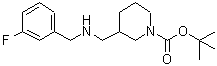CAS 登录号：887587-52-2， 3-{[(3-氟苄基)氨基]甲基}-1-哌啶羧酸叔丁酯