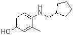 CAS 登录号：887587-66-8， 4-[(环戊基甲基)氨基]-3-甲基苯酚