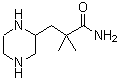 CAS 登录号：887589-87-9， 2,2-二甲基-3-(2-哌嗪基)丙酰胺
