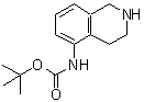 CAS 登录号：887591-04-0， 1,2,3,4-四氢-5-异喹啉基氨基甲酸叔丁酯
