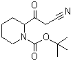 CAS 登录号：887592-68-9， 2-(氰基乙酰基)-1-哌啶羧酸叔丁酯