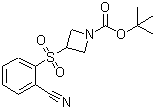 CAS 登录号：887593-70-6， 3-[(2-氰基苯基)磺酰基]-1-吖丁啶羧酸叔丁酯