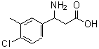 CAS 登录号：887594-50-5， 3-氨基-3-(4-氯-3-甲基苯基)丙酸