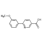 CAS 登录号：887976-16-1， 6-(3-甲氧基苯基)烟酸
