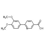 CAS#: 887976-58-1, 6-(3,4-Dimethoxyphenyl)nicotinic acid