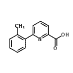 CAS 登录号：887983-38-2， 6-(2-甲基苯基)-2-吡啶羧酸