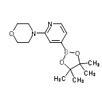 CAS#: 888721-86-6, 4-[4-(4,4,5,5-tetramethyl-1,3,2-dioxaborolan-2-yl)-2-pyridyl]morpholine
