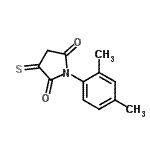 CAS 登录号：88892-84-6， 1-(2,4-二甲基苯基)-3-硫代-2,5-吡咯烷二酮