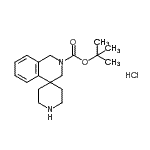 CAS#: 889139-52-0, 2-Methyl-2-propanyl 1H-spiro[isoquinoline-4,4'-piperidine]-2(3H)-carboxylate hydrochloride (1:1)