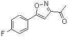 CAS 登录号：889939-03-1， 1-[5-(4-氟苯基)-1,2-恶唑-3-基]乙酮