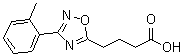 CAS 登录号：889947-69-7， 4-[3-(2-甲基苯基)-1,2,4-恶二唑-5-基]丁酸