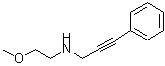CAS 登录号：889949-89-7， N-(2-甲氧基乙基)-3-苯基-2-丙炔-1-胺