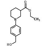 CAS#: 889956-15-4, Ethyl 1-[4-(hydroxymethyl)phenyl]-3-piperidinecarboxylate