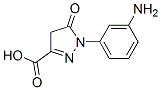 CAS 登录号：89-26-9， 1-(3-氨基苯基)-4,5-二氢-5-氧代-1H-吡唑-3-羧酸