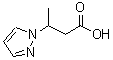 CAS 登录号：890092-84-9， 3-(1H-吡唑-1-基)丁酸
