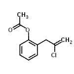 CAS 登录号：890097-70-8， 2-(2-氯-2-丙烯-1-基)苯基乙酸酯