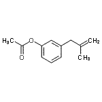 CAS 登录号：890097-83-3， 3-(2-甲基-2-丙烯-1-基)苯基乙酸酯