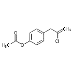 CAS#: 890097-85-5, 4-(2-Chloro-2-propen-1-yl)phenyl acetate