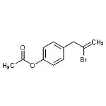 CAS 登录号：890097-87-7， 4-(2-溴-2-丙烯-1-基)苯基乙酸酯