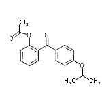CAS 登录号：890098-38-1， 2-(4-异丙氧基苯甲酰基)苯基乙酸酯
