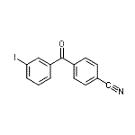 CAS#: 890098-65-4, 4-(3-Iodobenzoyl)benzonitrile