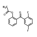 CAS 登录号：890098-68-7， 2-(2,5-二氟苯甲酰)苯基乙酸酯