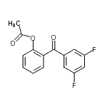 CAS#: 890098-74-5, 2-(3,5-Difluorobenzoyl)phenyl acetate