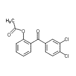 CAS 登录号：890098-84-7， 2-(3,4-二氯苯甲酰基)苯基乙酸酯