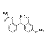 CAS#: 890098-90-5, 2-(2,4-Dimethoxybenzoyl)phenyl acetate