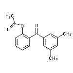 CAS 登录号：890099-15-7， 2-(3,5-二甲基苯甲酰)苯基乙酸酯