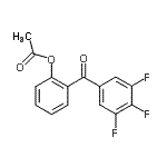 CAS 登录号：890099-18-0， 2-(3,4,5-三氟苯甲酰)苯基乙酸酯