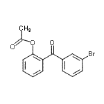 CAS 登录号：890099-19-1， 2-(3-溴苯甲酰基)苯基乙酸酯