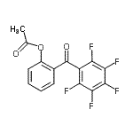 CAS 登录号：890099-21-5， 2-(五氟苯甲酰)苯基乙酸酯
