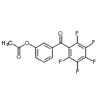 CAS#: 890099-26-0, 3-(Pentafluorobenzoyl)phenyl acetate