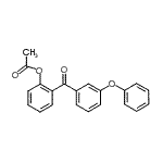 CAS#: 890099-37-3, 2-(3-Phenoxybenzoyl)phenyl acetate