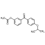CAS 登录号：890099-84-0， 3-(4-异丙氧基苯甲酰基)苯基乙酸酯