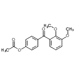CAS#: 890100-17-1, 4-(2,3-Dimethoxybenzoyl)phenyl acetate