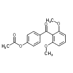 CAS#: 890100-23-9, 4-(2,6-Dimethoxybenzoyl)phenyl acetate