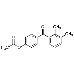 CAS#: 890100-29-5, 4-(2,3-Dimethylbenzoyl)phenyl acetate