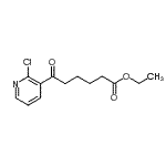 CAS 登录号：890100-57-9， 乙基6-(2-氯-3-吡啶基)-6-氧代己酸酯