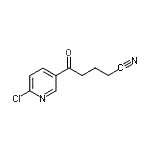CAS#: 890100-86-4, 5-(6-Chloro-3-pyridinyl)-5-oxopentanenitrile