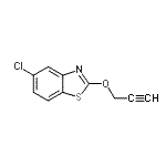 CAS#: 89030-19-3, 5-Chloro-2-(2-propyn-1-yloxy)-1,3-benzothiazole