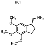 CAS 登录号：890309-65-6， 1-[(1R)-4,5,6-三甲氧基-2,3-二氢-1H-茚-1-基]甲胺盐酸盐(1:1)