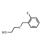 CAS#: 89040-05-1, 2-[(2-Fluorobenzyl)sulfanyl]ethanol